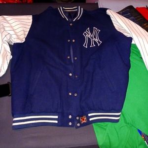 Varsity Yankees reversible coat